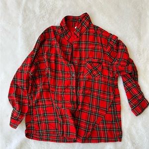 Plus Plaid Pajamas - Size 2x